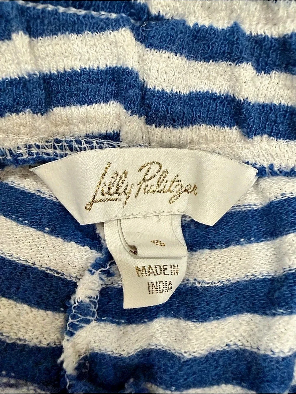 Lilly Pulitzer Striped Shorts Blue & White